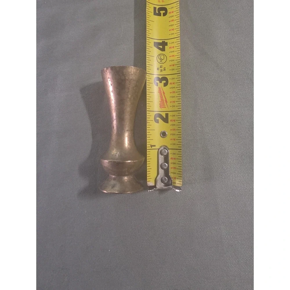 small vintage brass vase 3